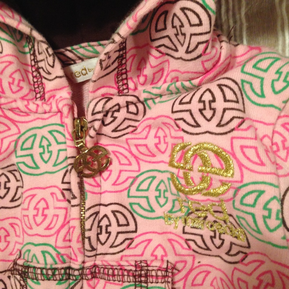 eckoRed toddler zip up ruffle hoodie - Picture 3 of 6